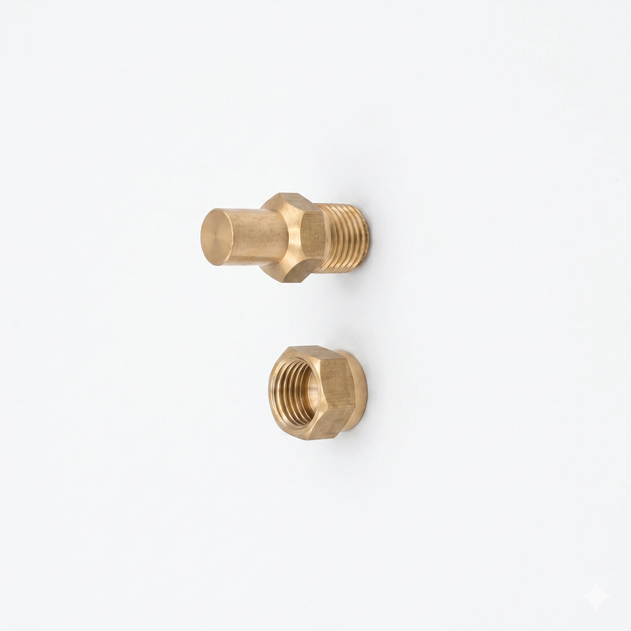 Inyector con tuerca de bronce repuesto para gas Bravoinox