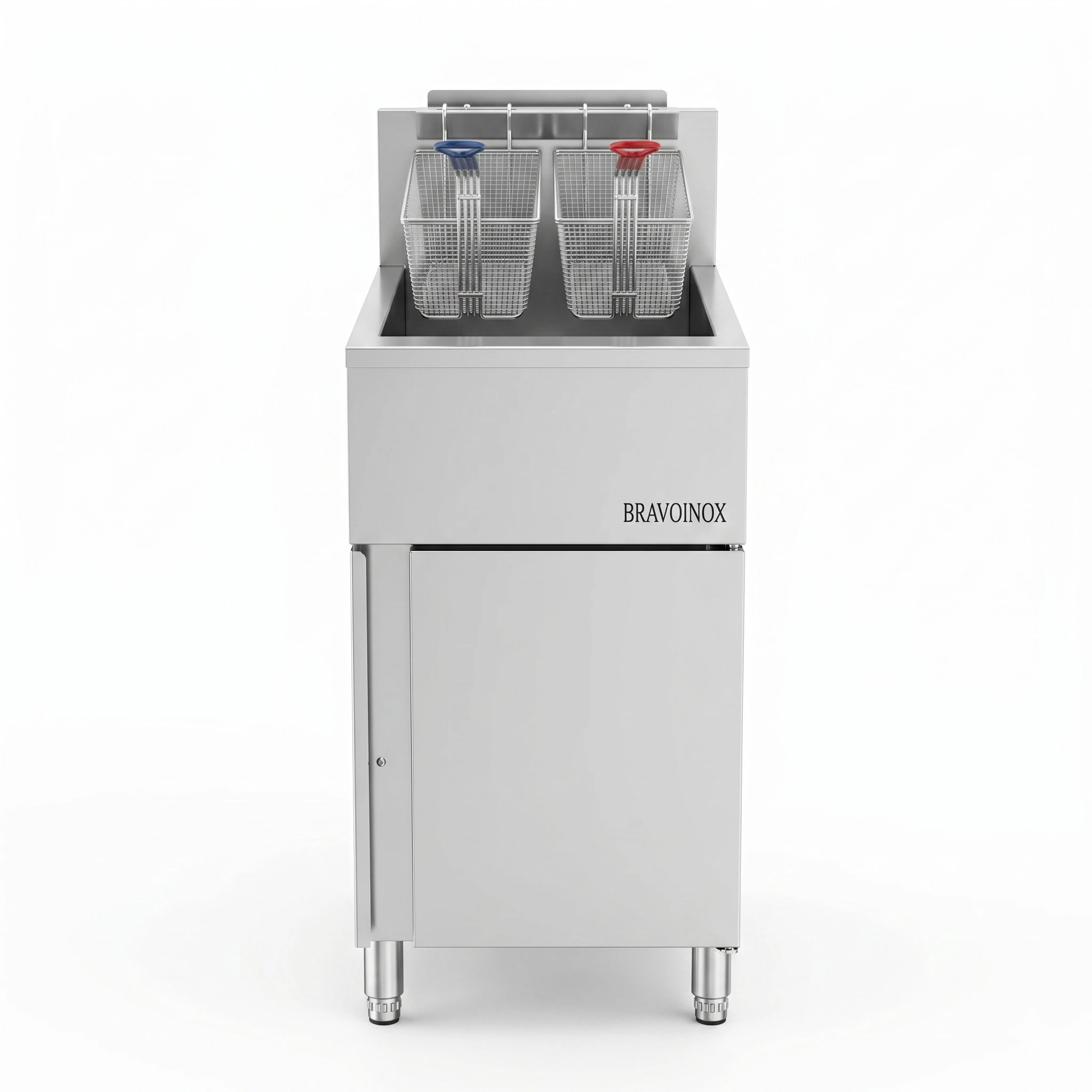 Freidora industrial 22 litros acero inoxidable Bravoinox