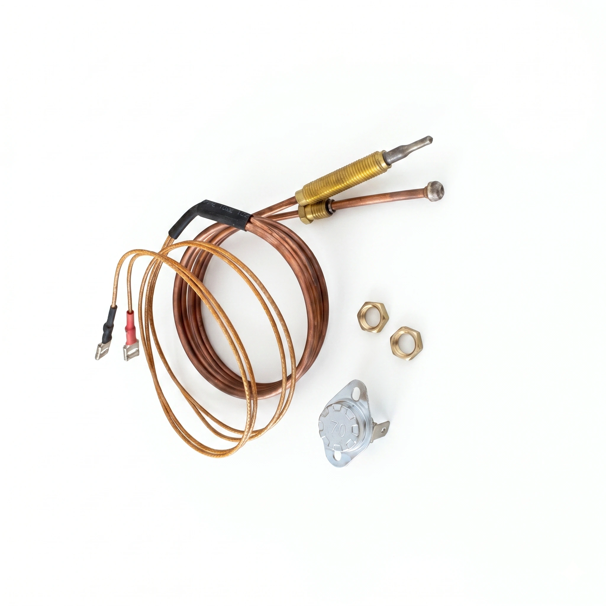 Termocupla bífida repuesto de seguridad para equipamiento a gas Bravoinox
