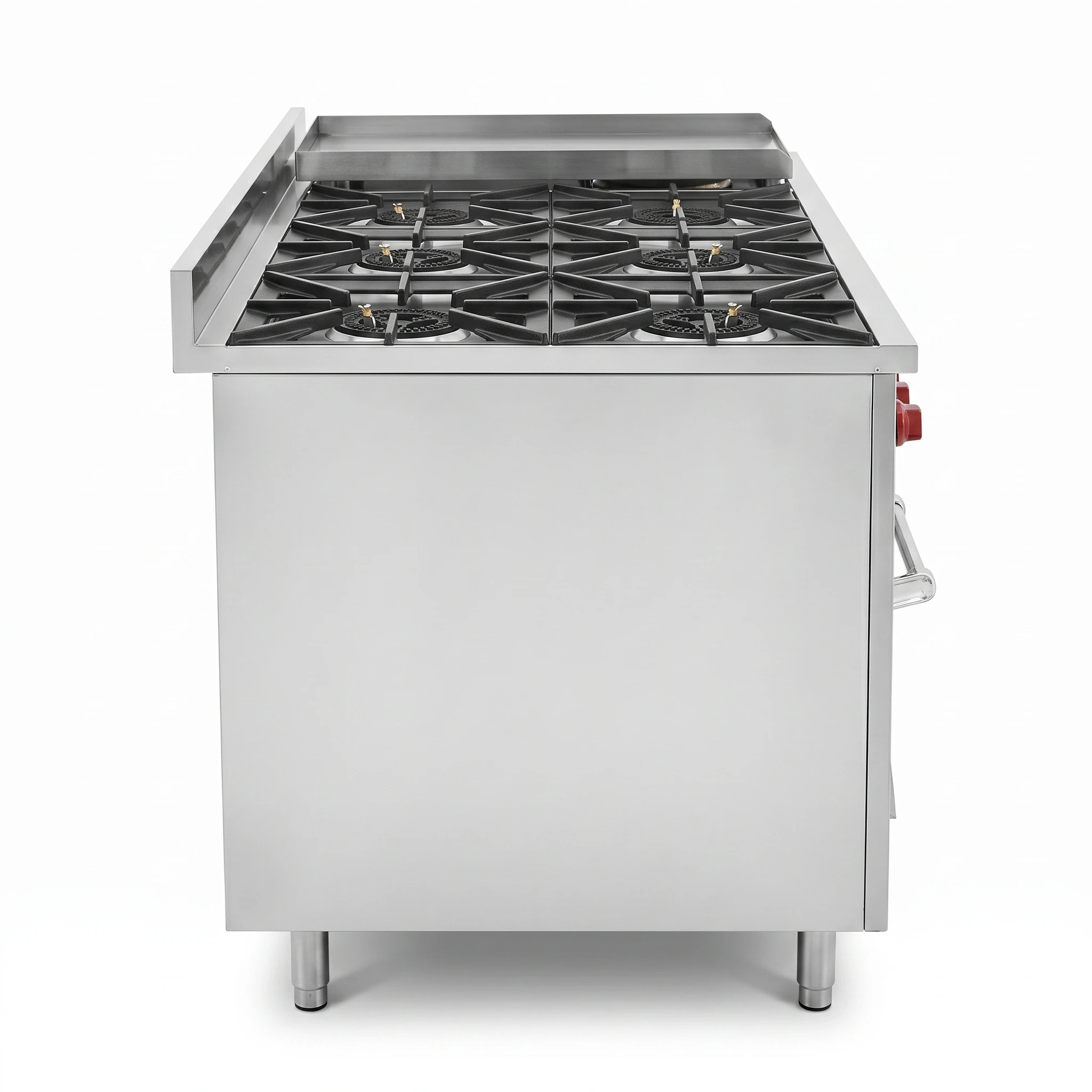 Cocina industrial 8 platos con hornos acero inoxidable Bravoinox