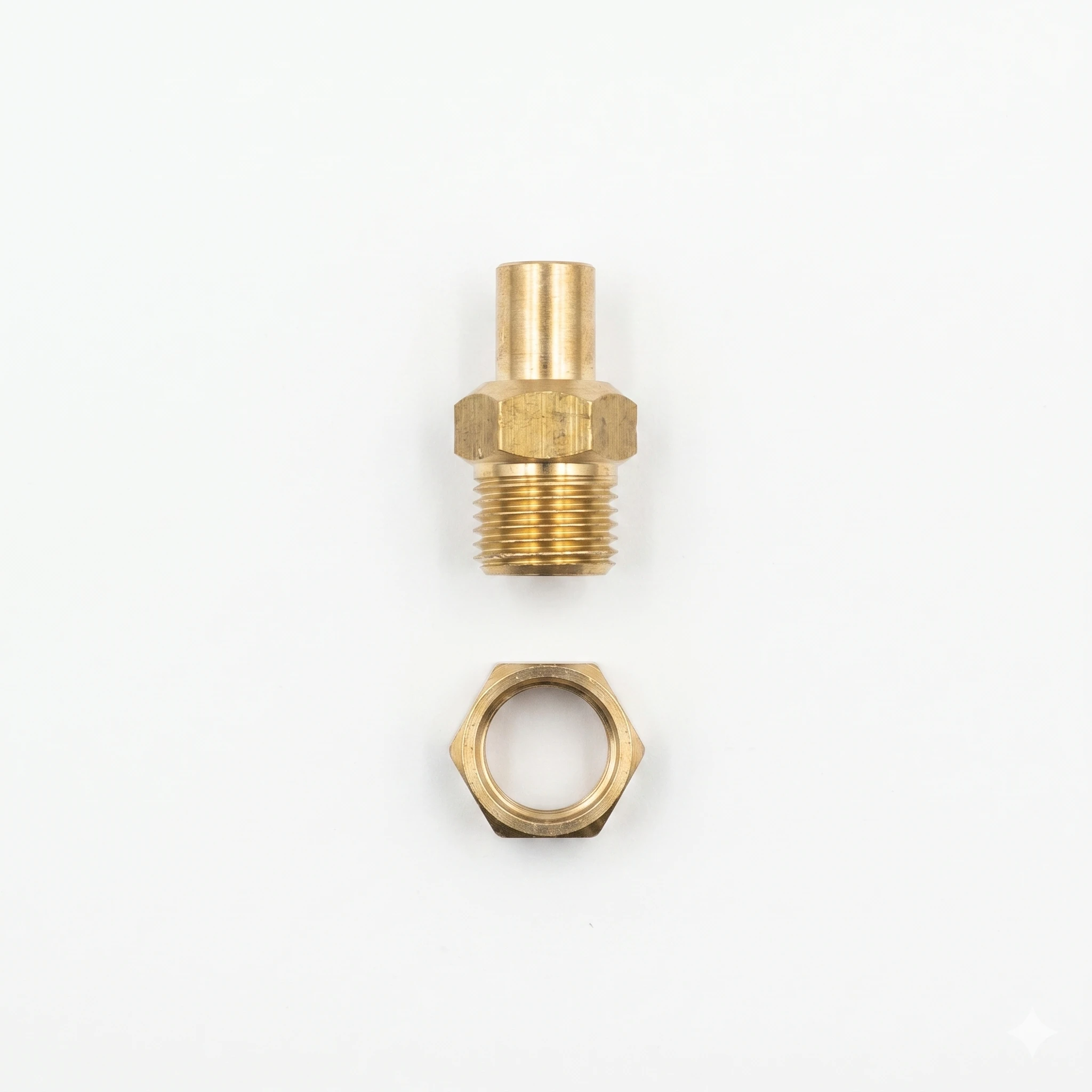 Inyector con tuerca de bronce repuesto para gas Bravoinox