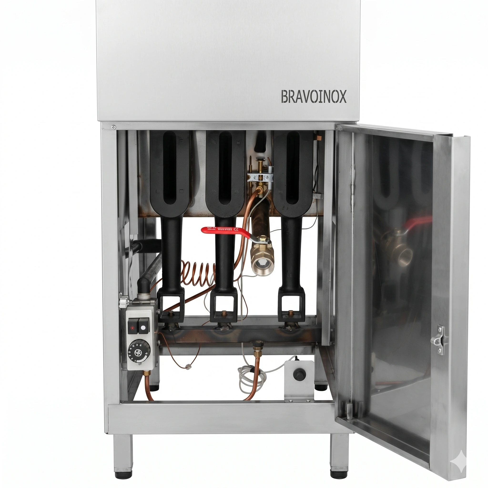 Freidora industrial 22 litros acero inoxidable Bravoinox