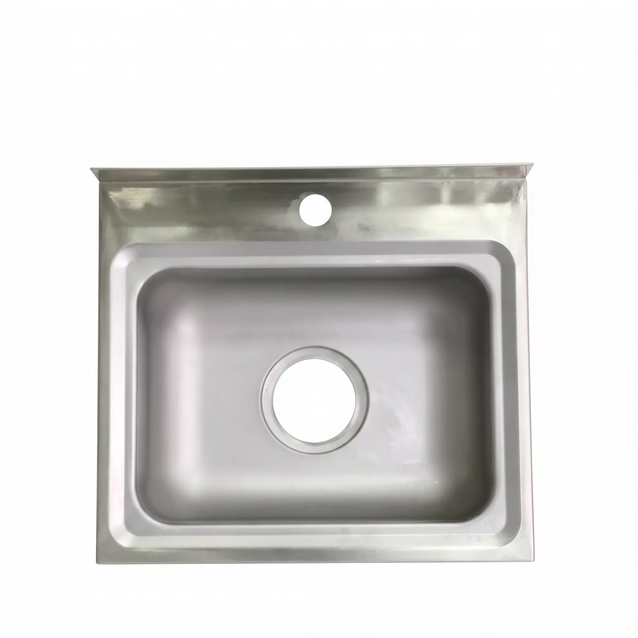 Cubierta lavamanos de acero inoxidable para cocina profesional Bravoinox