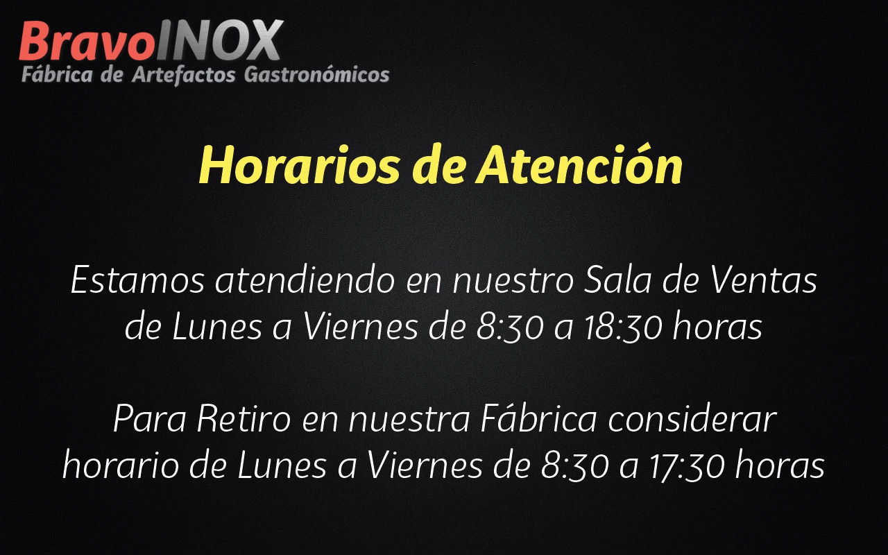 Horarios Horarios Bravo Inox